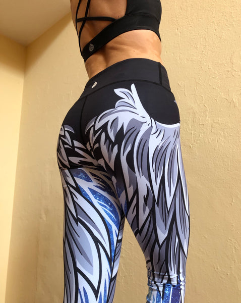 Reversible Wing Leggings - Galaxy – Active Elixir